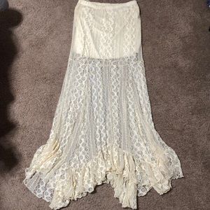 PacSun Kirra Lace Maxi Skirt